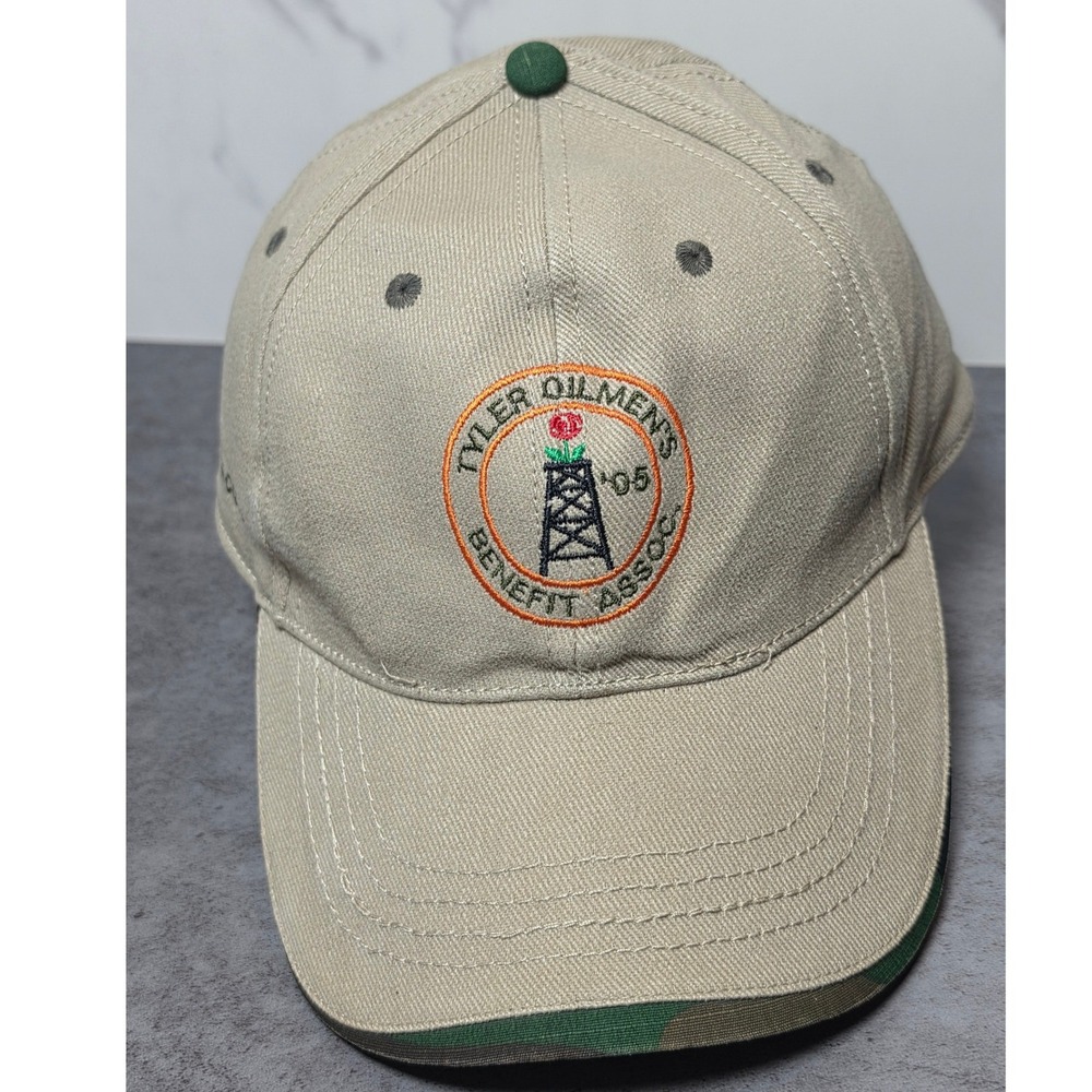 Cobra Tyler Oilmen's Benefit Assoc 05 Sporting Clays Tan Camo Strapback Hat